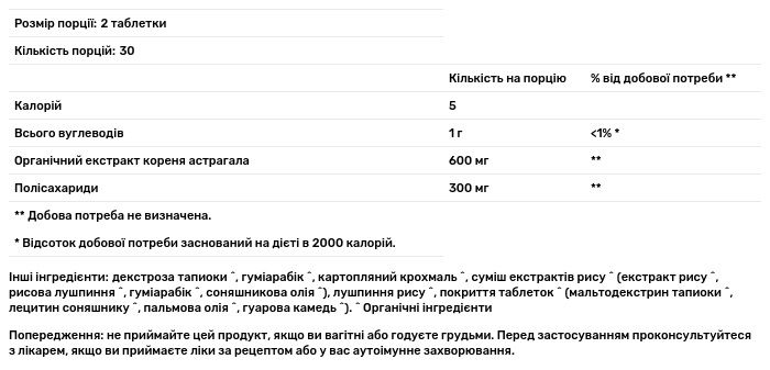 Пищевая добавка Dr. Mercola Астрагал 60 таблеток - фото 3