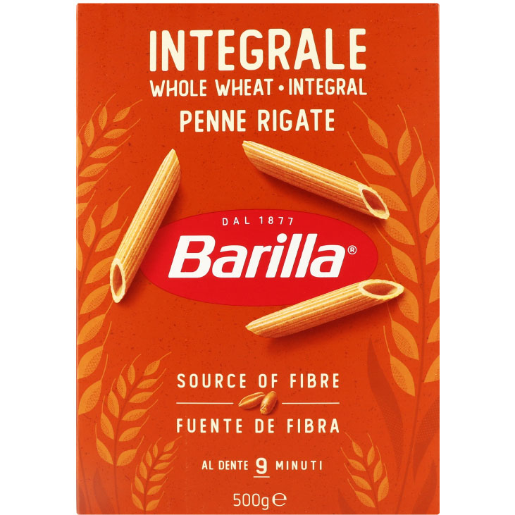 Макаронні вироби Barilla Integrale Penne Rigate 500 г - фото 3