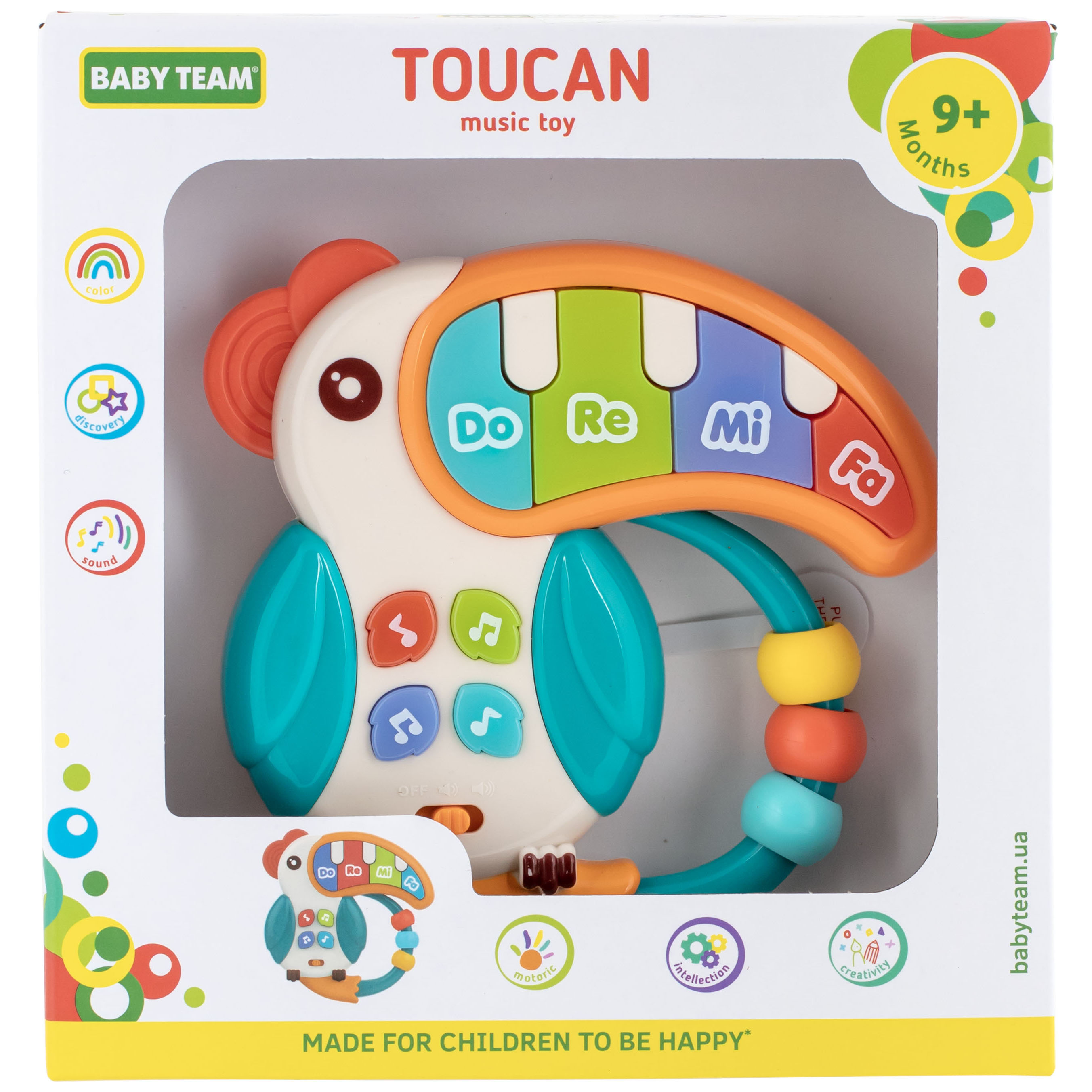 Іграшка музична Baby Team Тукан (8646) - фото 3