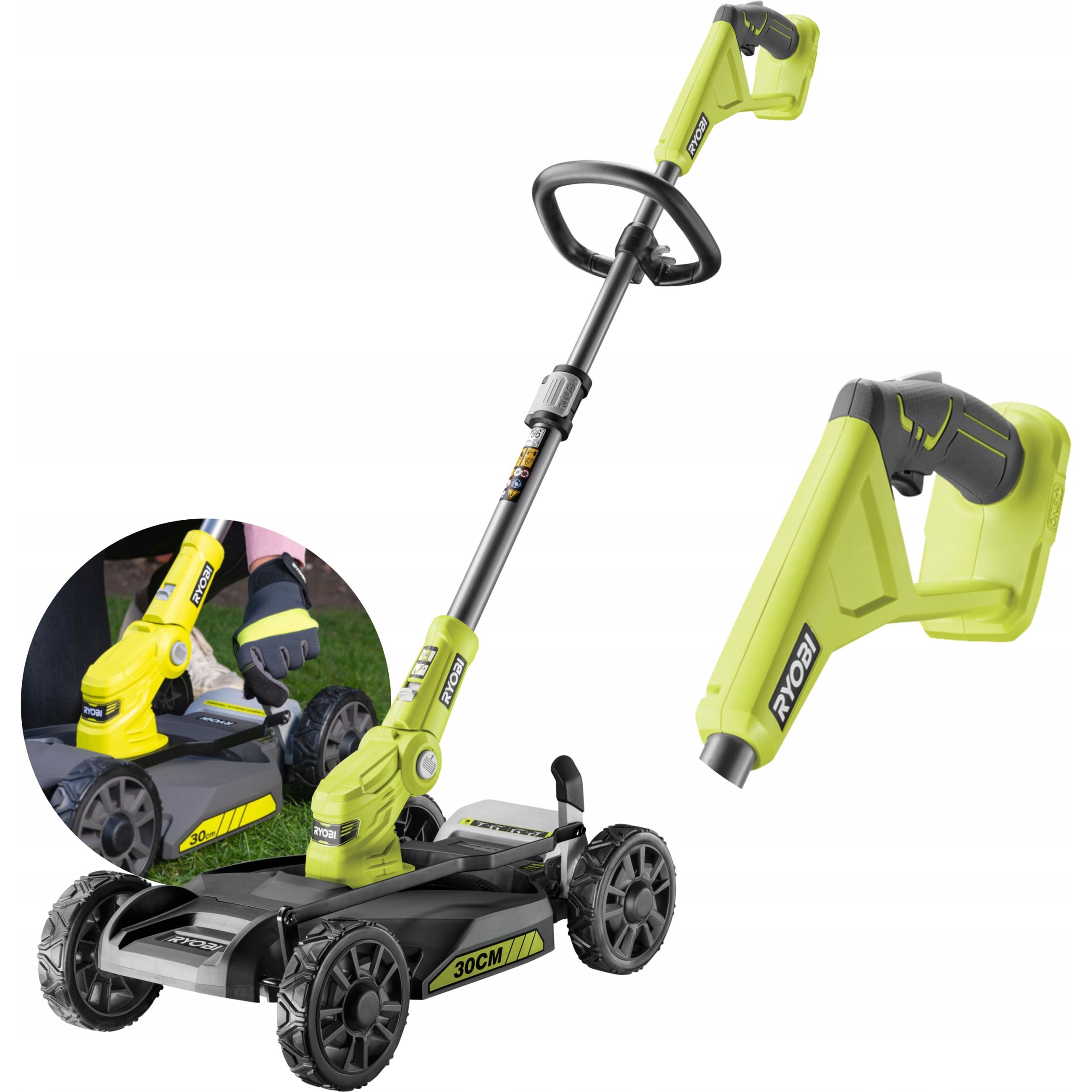 Тример-газонокосарка акумуляторна Ryobi One+ EasyEdge RY18LMC30A-0 18В (5133005917) - фото 2