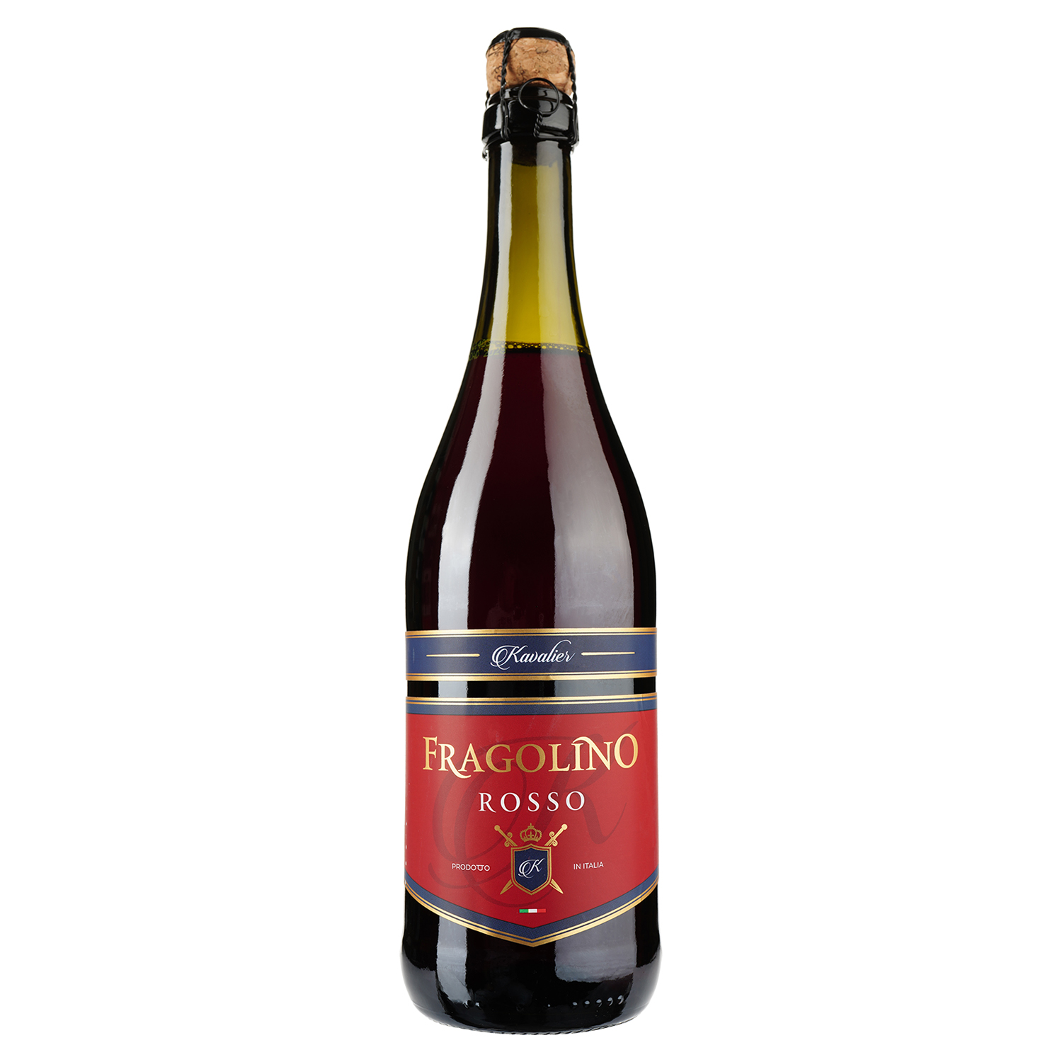 Напій винний Kavalier Fragolino Rosso, червоний, 7%, 0,75 л - фото 1