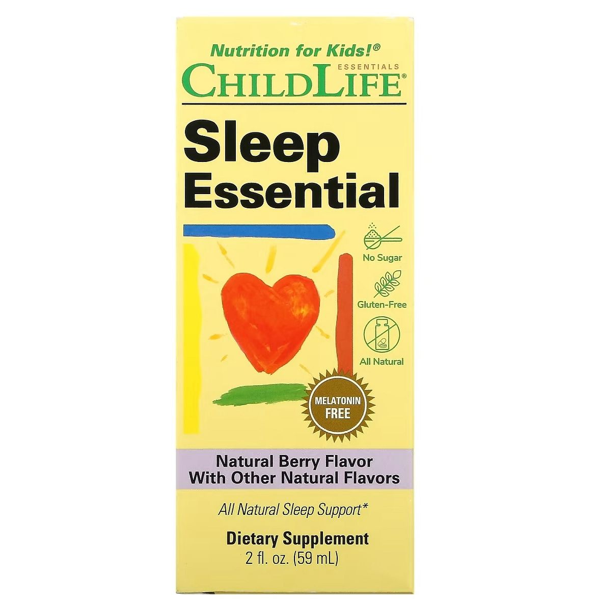 Натуральный комплекс ChildLife Sleep Essential спокойный сон ребенка со вкусом ягод 59 мл (CDL10650) - фото 2