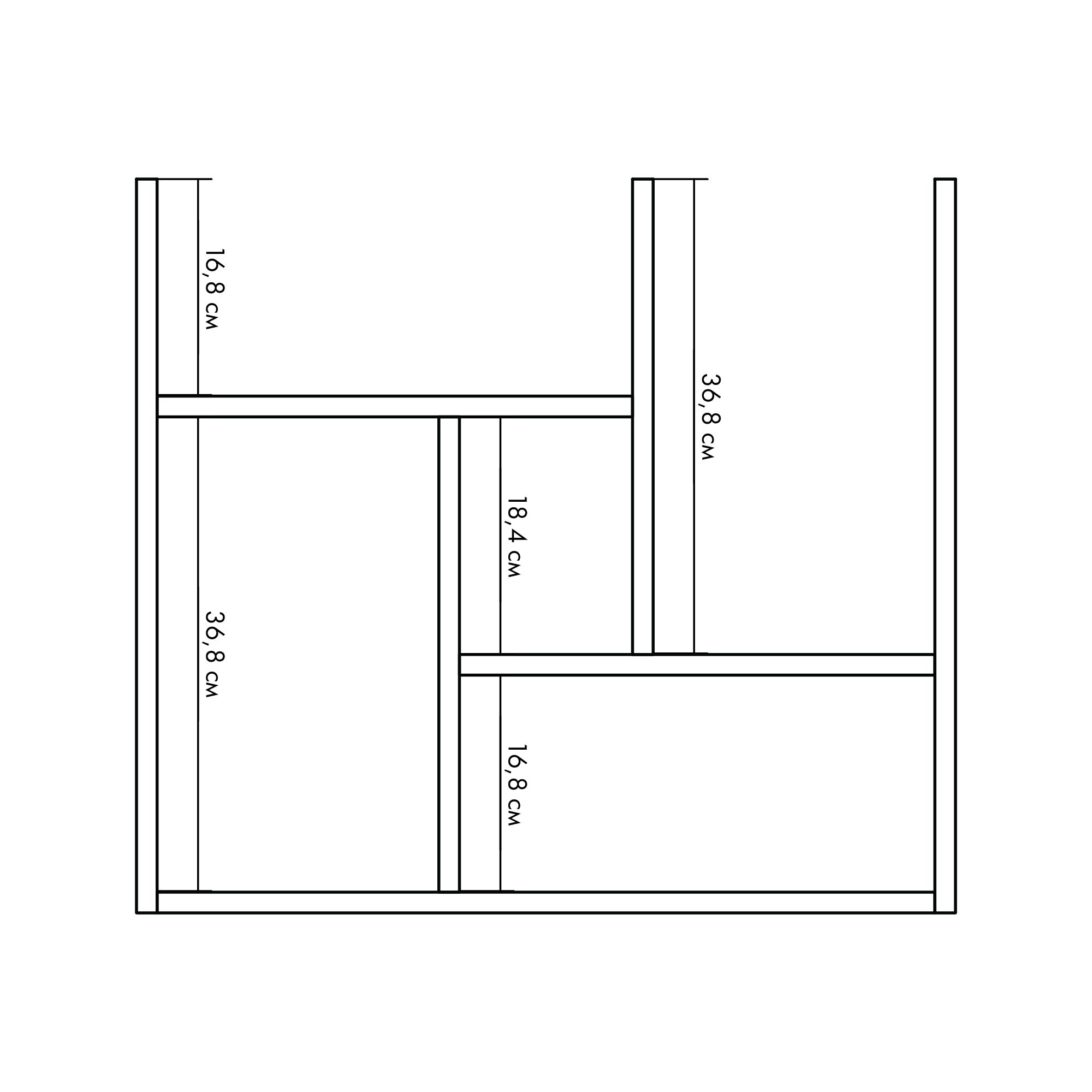 Полка Hopanchuk Furniture Мурриета белая (55C1) - фото 6