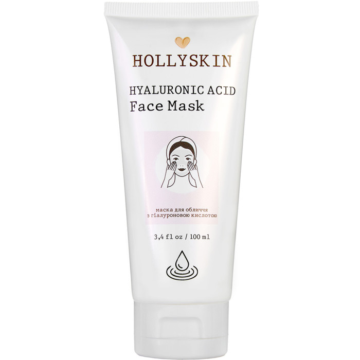 Маска для обличчя Hollyskin Hyaluronic Acid Face Mask, 100 мл - фото 2