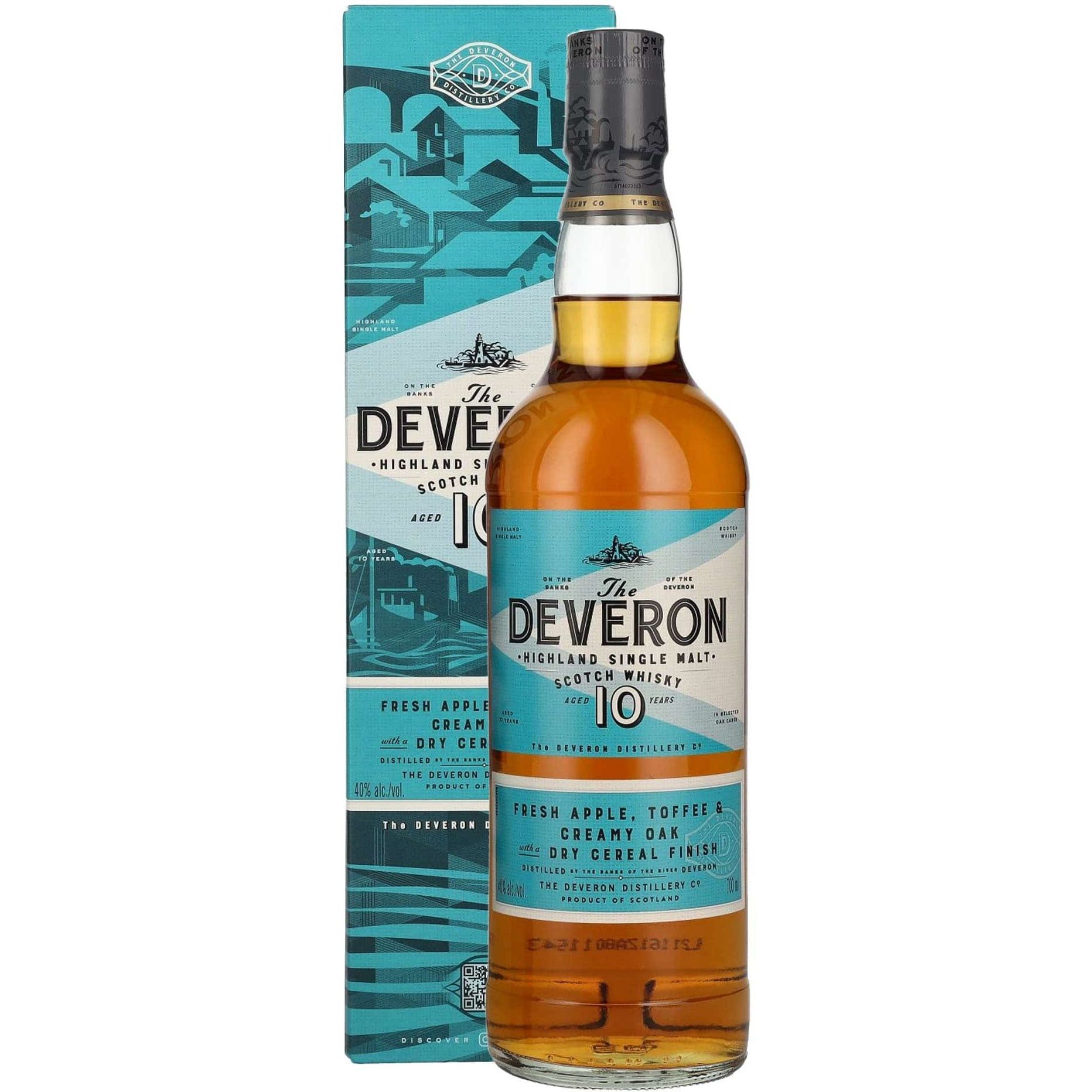 Виски Deveron 10 yo Single Malt Scotch Whisky 40% 0.7 л, в подарочной упаковке - фото 1