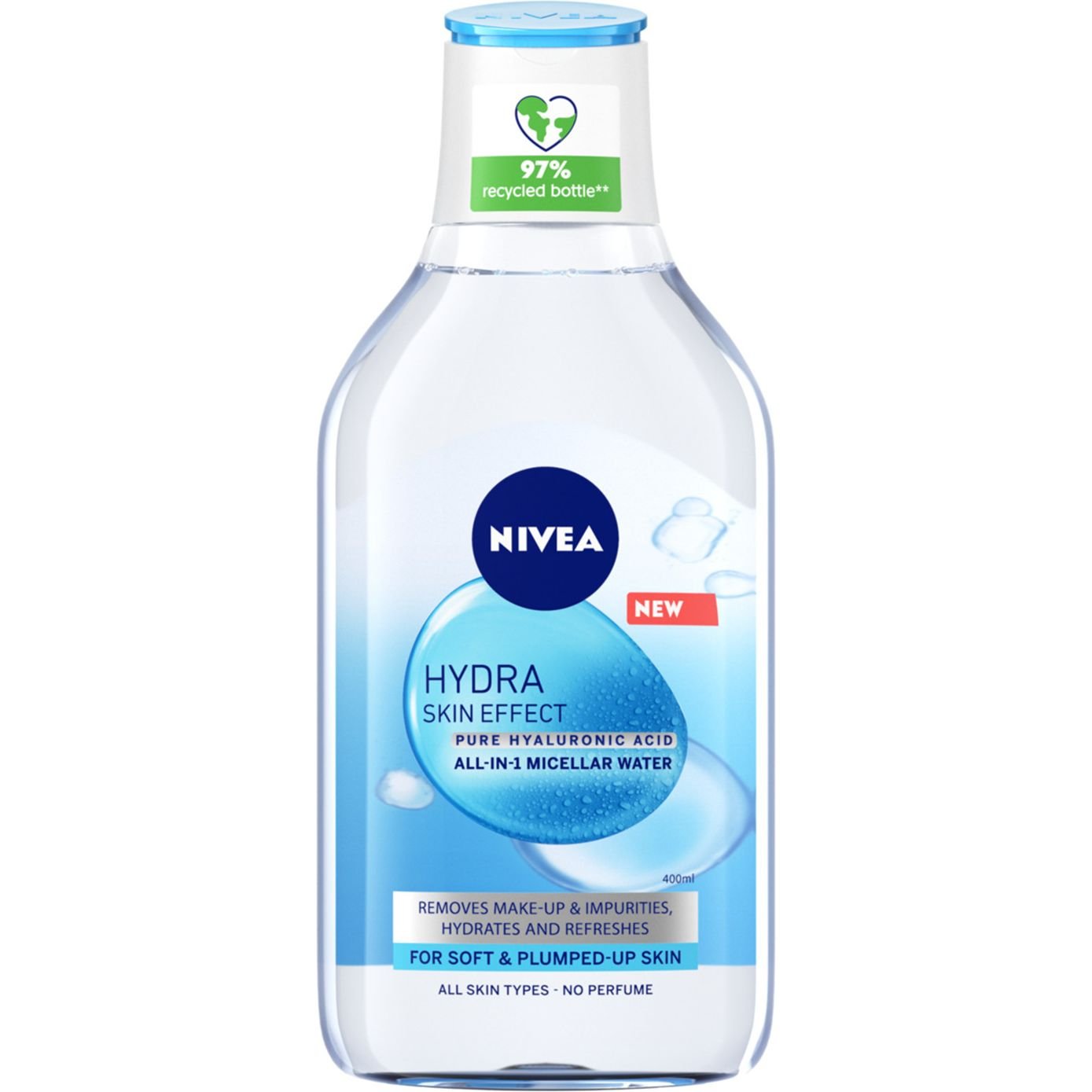 Міцелярна вода Nivea Hydra Skin Effect, 400 мл - фото 1
