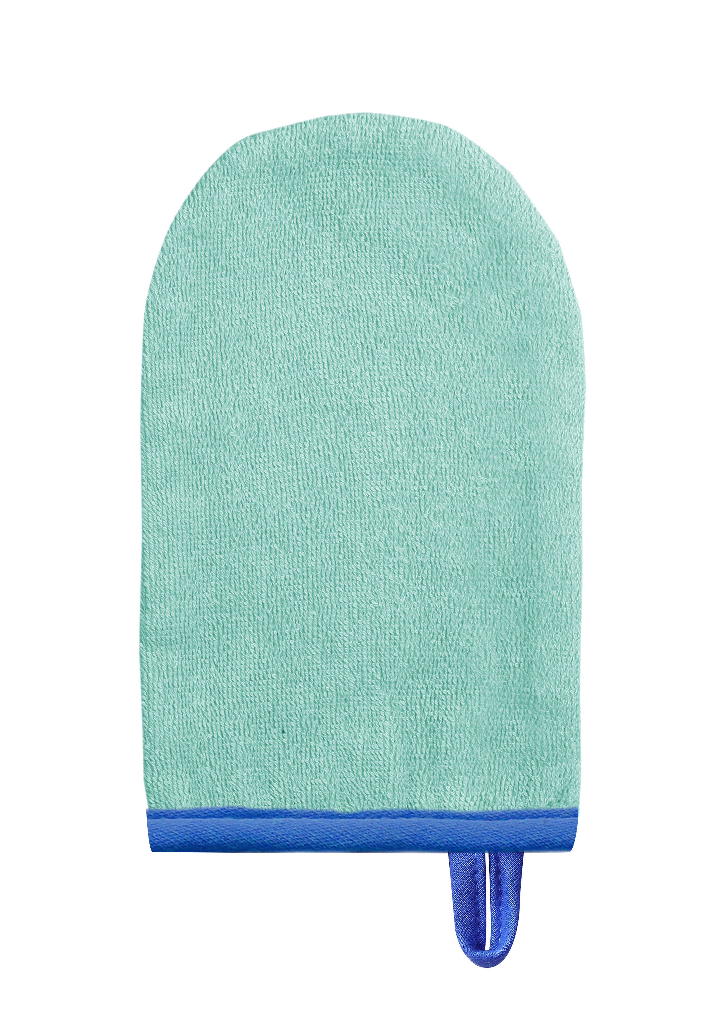 Рукавица для купания BabyOno Frotte, зеленый с синим (167) - фото 1