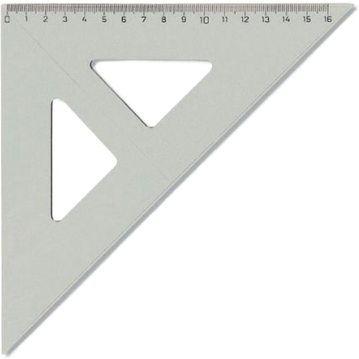 Треугольник Koh-i-Noor 45/177 прозрачный (744150) - фото 1