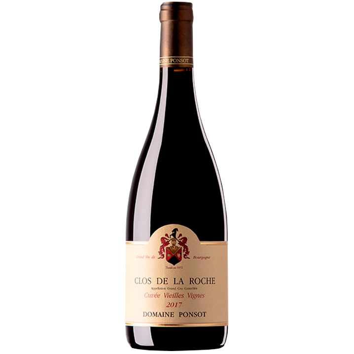 Вино Domaine Ponsot Clos de la Roche Grand Cru Cuvee Vieilles Vignes 2017, красное, сухое, 13%, 0,75 л - фото 1