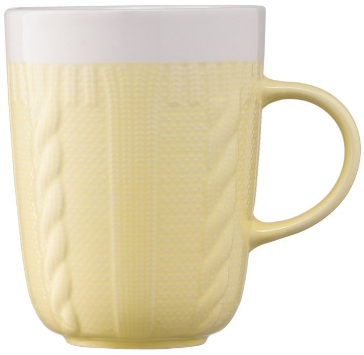 Чашка Ardesto Кnitti, 330 мл, желтый (AR3457Y) - фото 3