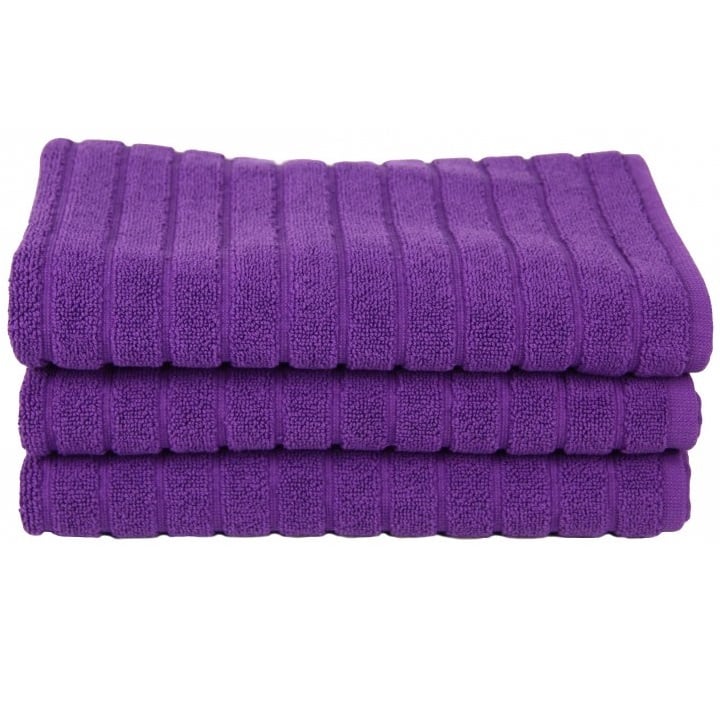 Рушник для ніг Maisonette Rainbow, 60х60 см, фіолетовий (8699965100072) - фото 2