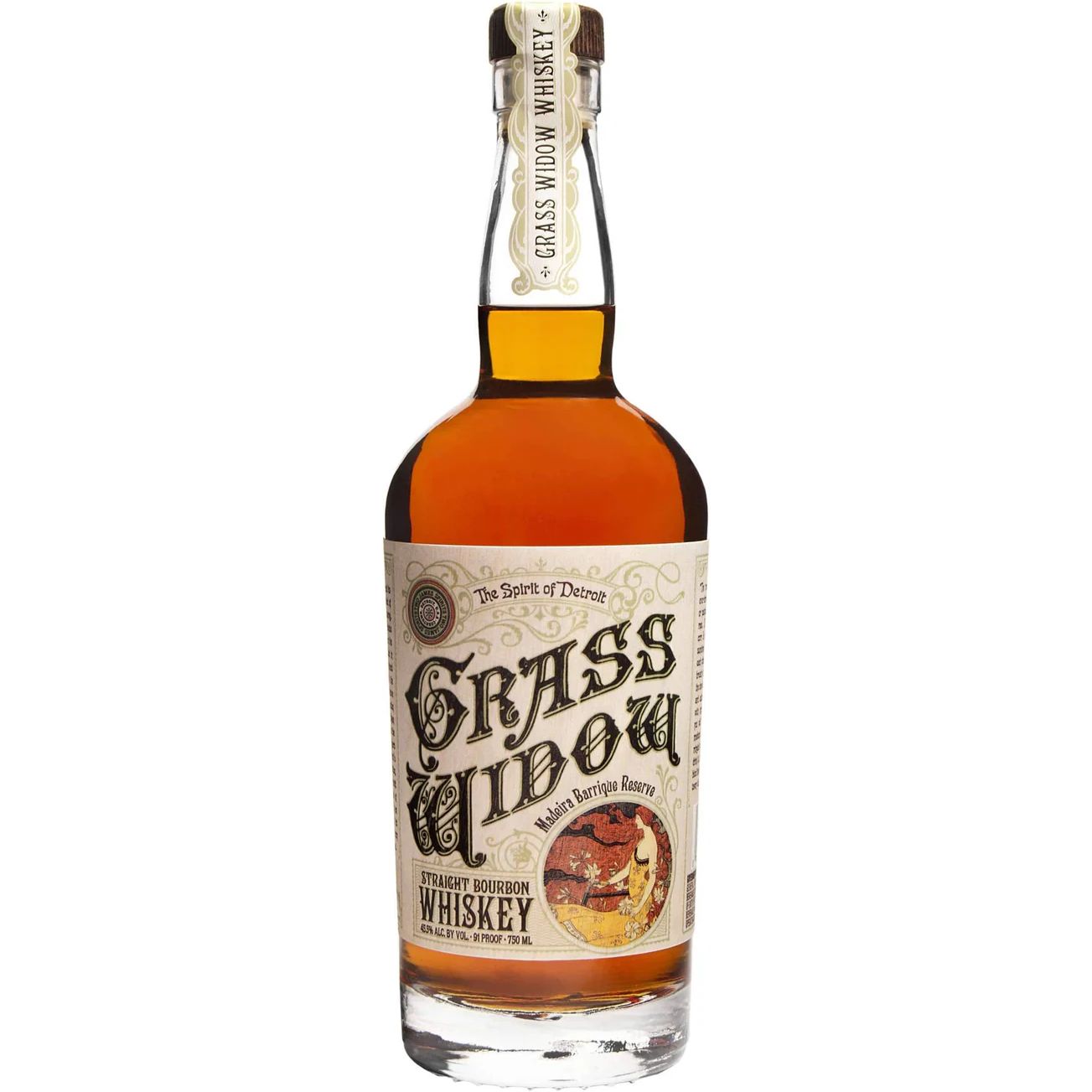 Виски Two James Spirits Grass Widow Bourbon 45.5% 0.75 л - фото 1