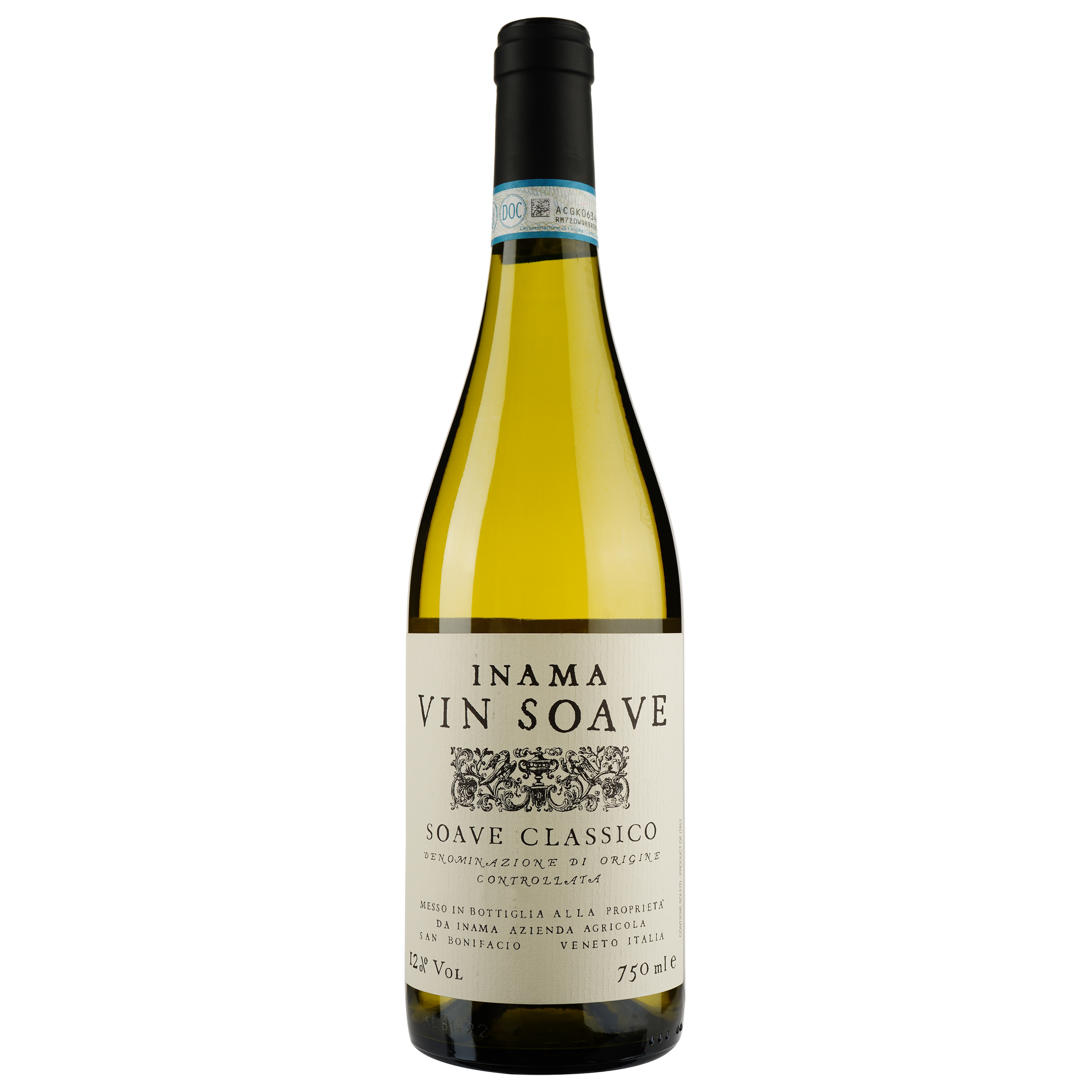 Вино Inama Soave Classico, біле, сухе, 12%, 0,75 л (446399) - фото 1