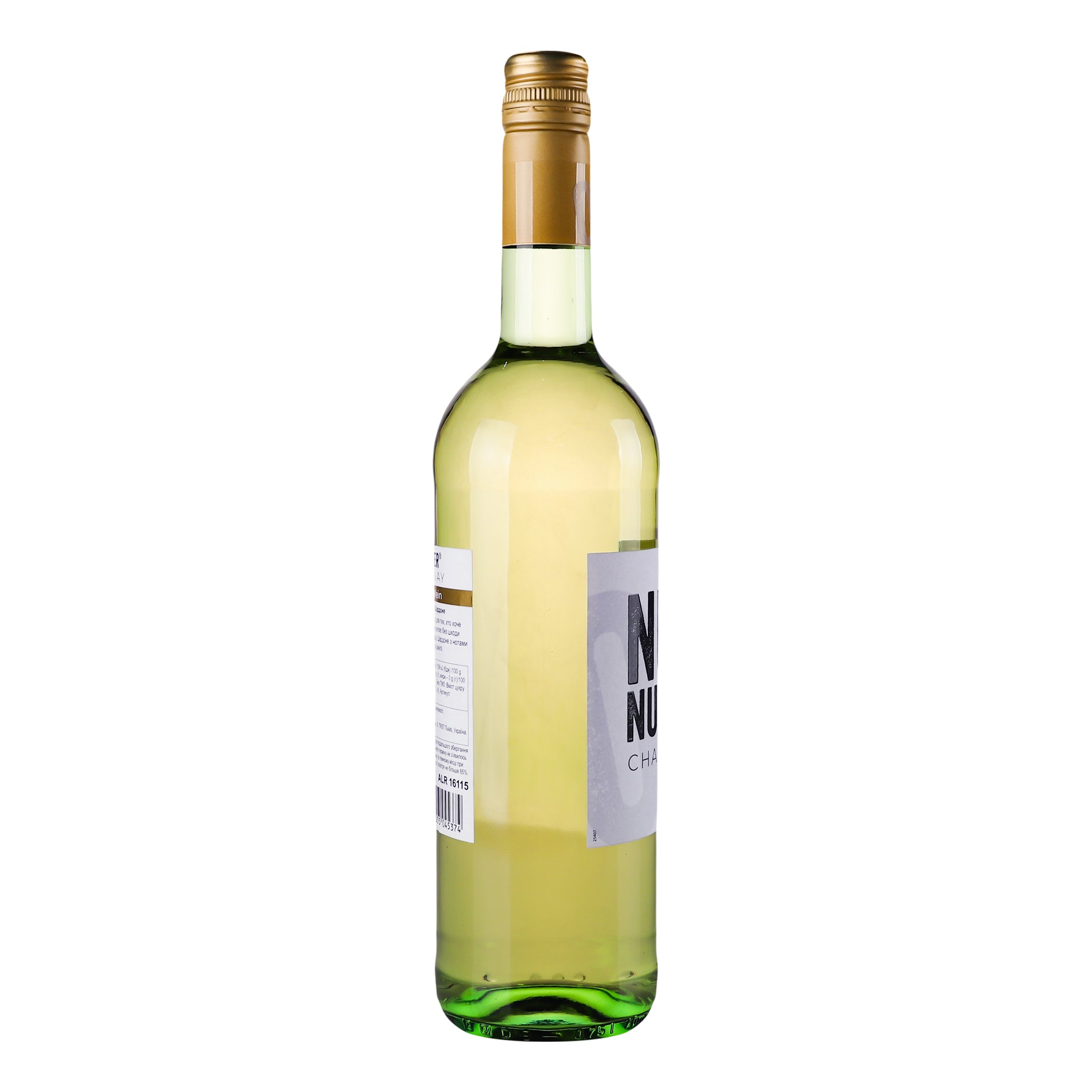 Вино Dr. Zenzen Nullnummer Chardonnay, біле, напівсолодке, безалкогольне, 0,75 л (ALR16115) - фото 2