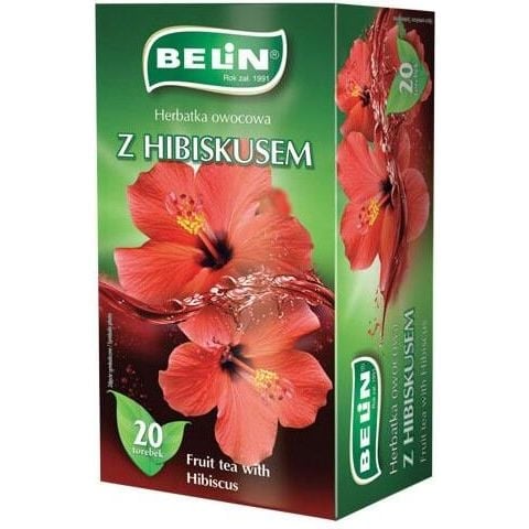 Чай фруктовий Belin Гібіскус, 30 г (20 шт. по 1,5 г) (755821) - фото 1