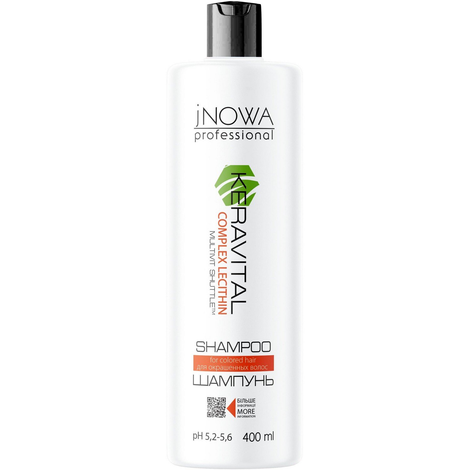 Шампунь jNOWA Professional Home Care Keravital для фарбованого волосся, 400 мл - фото 1