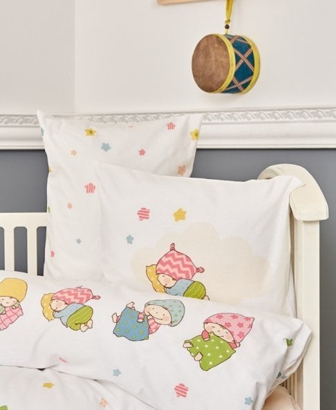Комплект постільної білизни для немовлят Karaca Home Sleepers 2018-1, ранфорс, різнобарв'я (2000022087018) - фото 2