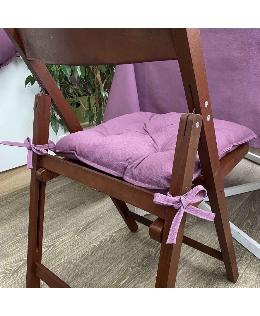 Подушка на стілець Прованс, 40х40 см, violet (21422) - фото 3