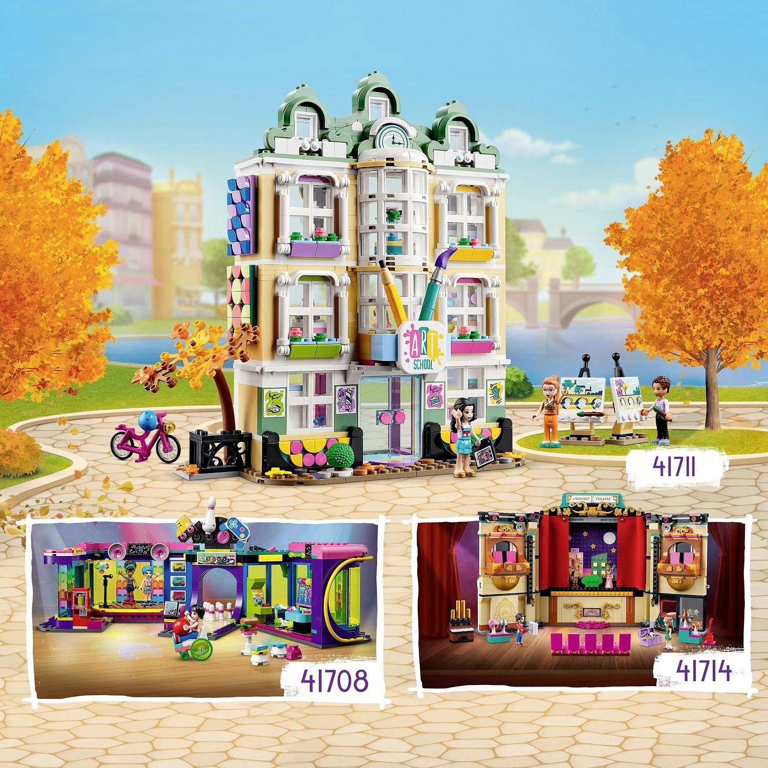 Конструктор LEGO Friends Художественная школа Эммы, 844 детали (41711) - фото 7