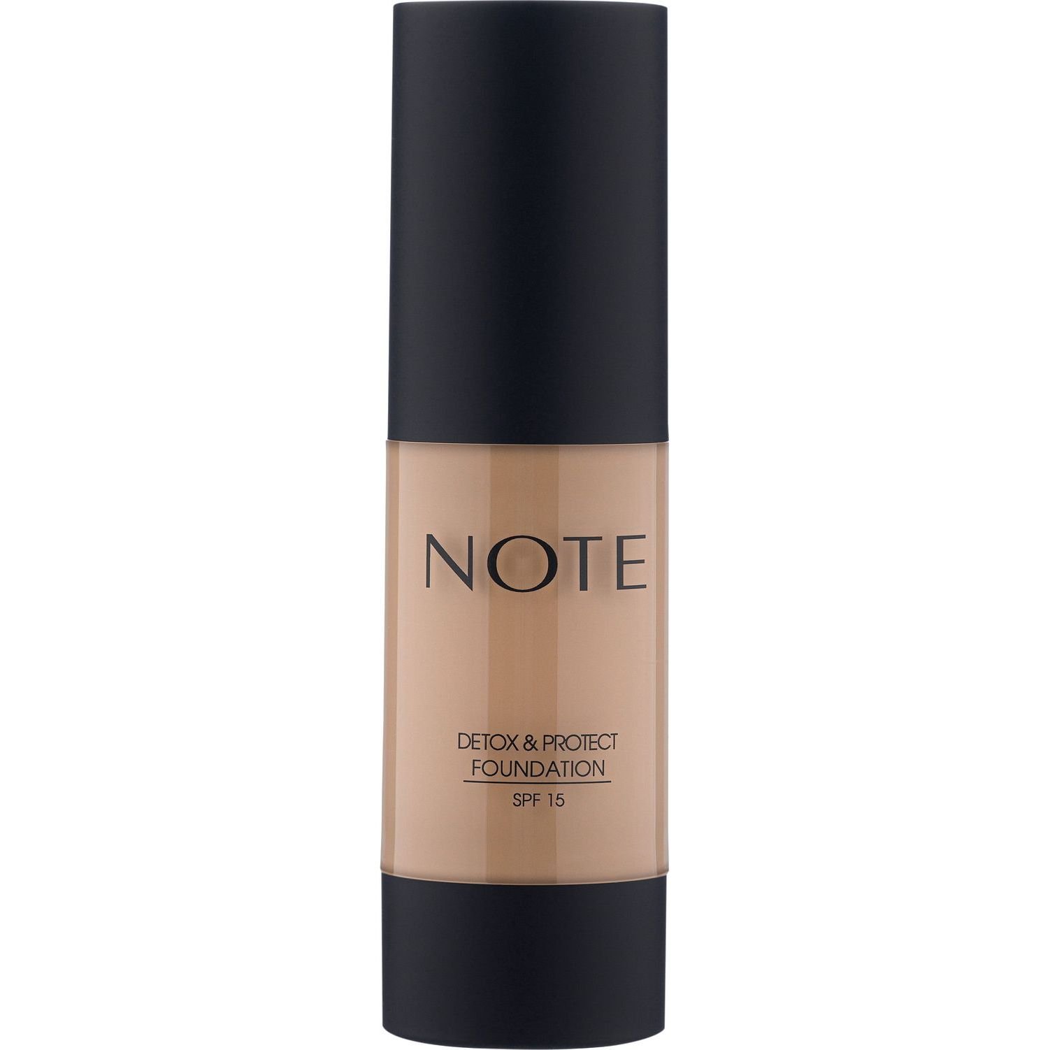 Тональная основа Note Cosmetique Detox And Protect Foundation тон 116 (Golden Beige) 30 мл - фото 1