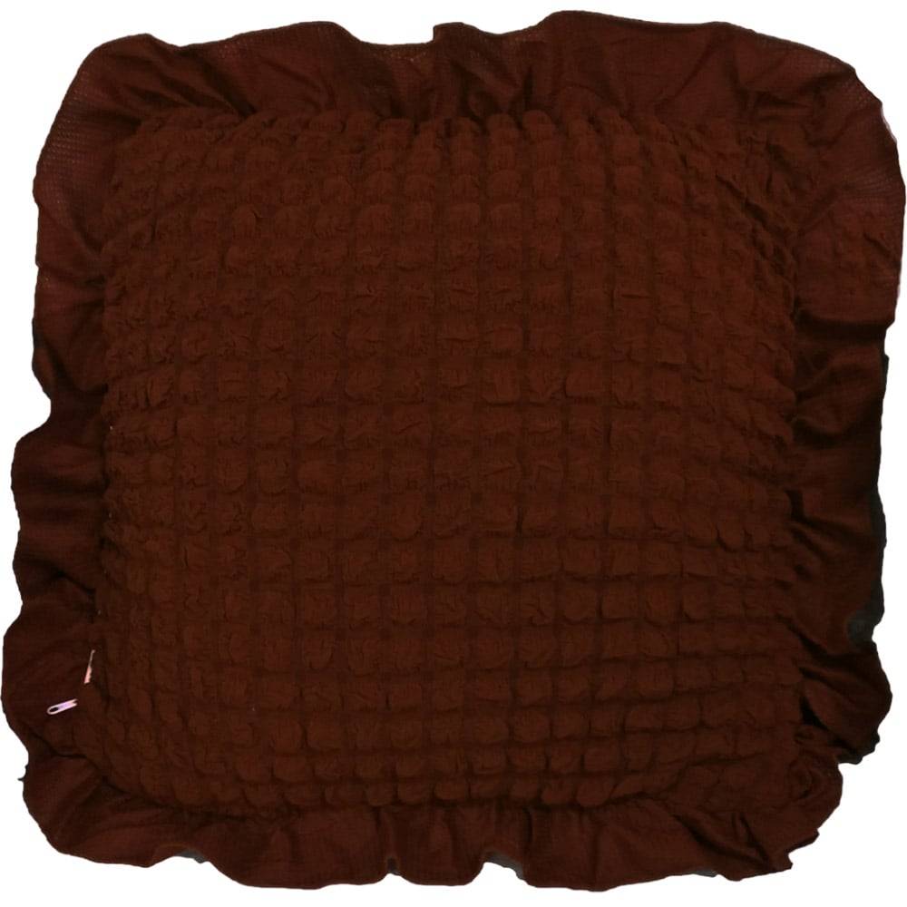 Декоративная подушка Love You с наволочкой, 45х45 см, шоколадная (181155) - фото 1