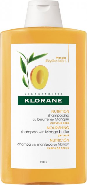Шампунь для волос Klorane для сухих и поврежденных волос, манго, 400 мл (3282770106404) - фото 1