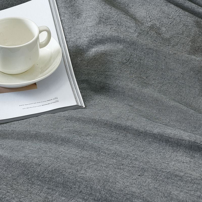 Комплект постельного белья Love You Вареный хлопок WC01, евростандарт, темно-серый (62028) - фото 2