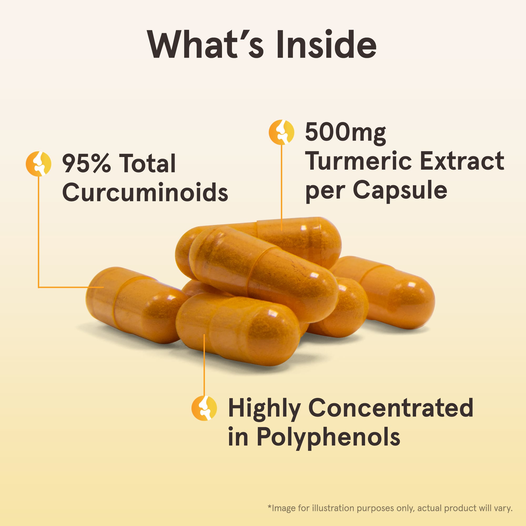 Куркумін Jarrow Formulas Curcumin 95, 500 мг 60 капсул - фото 3