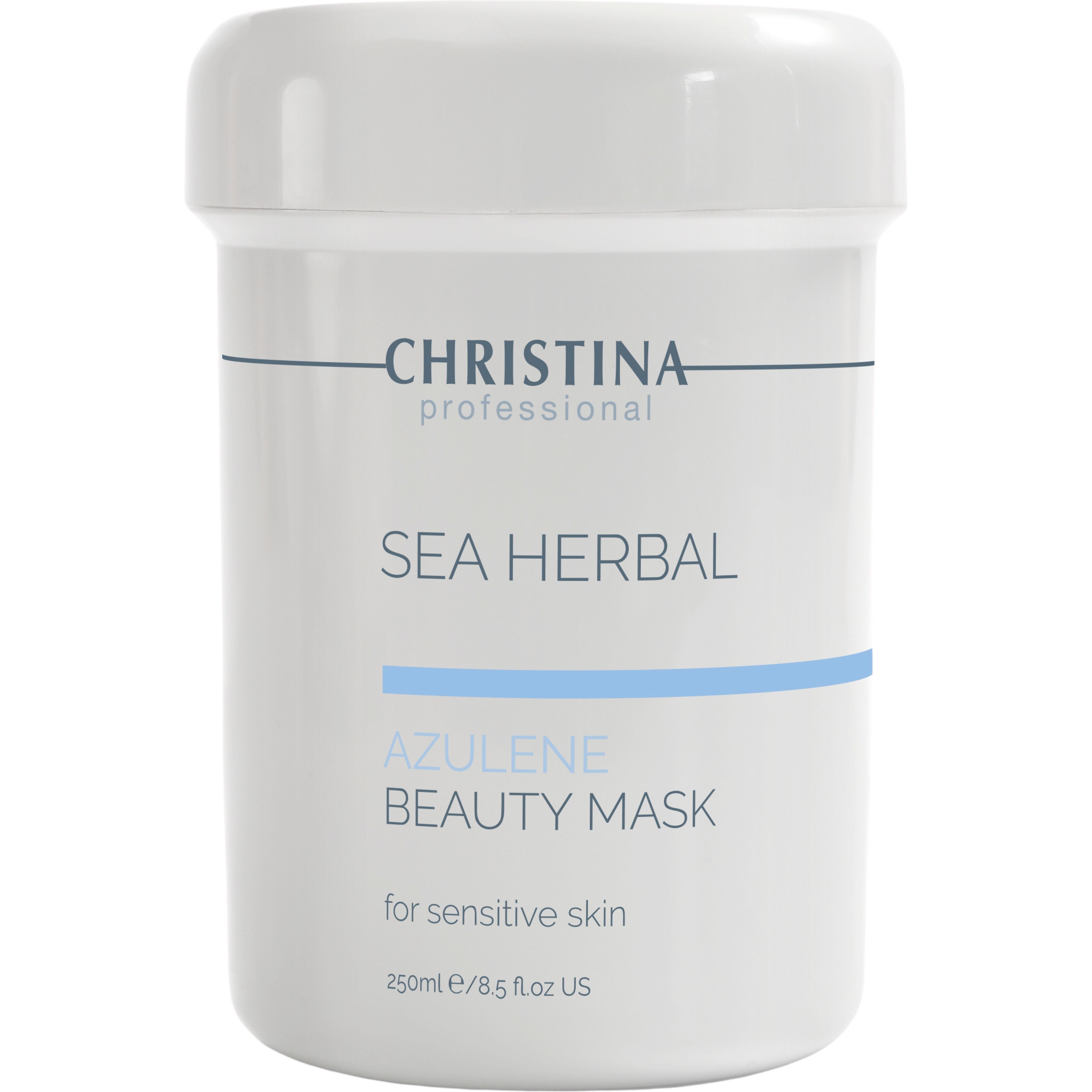 Азуленовая маска красоты для чувствительной кожи Christina Sea Herbal Beauty Mask Azulene For Sensitive Skin, 250 мл - фото 1