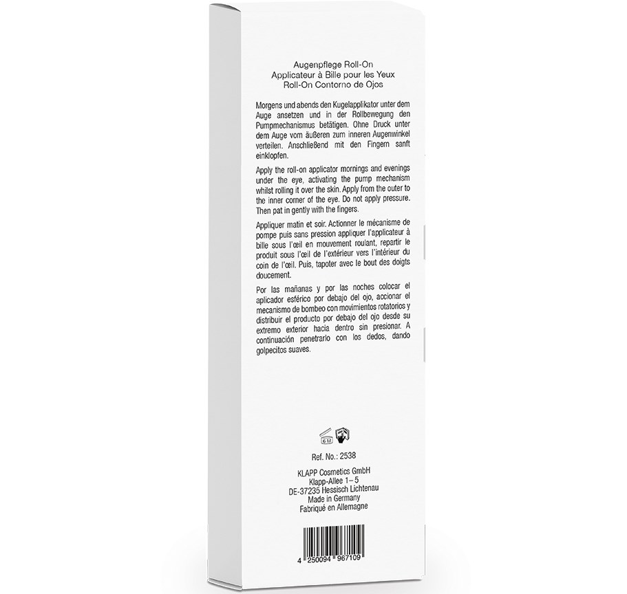 Гель для повік Klapp Hyaluronic Multiple Effect Eye Roll-On, 10 мл - фото 3