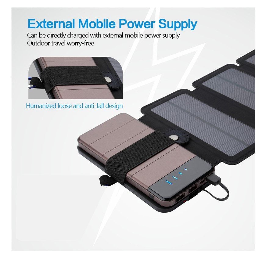 Портативная солнечная панель Voltronic Sun Charger 4 Solar Foldings - фото 6