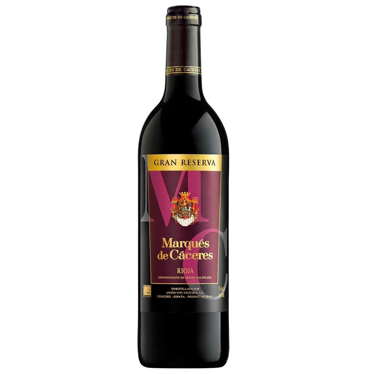 Вино Marques De Caceres Rioja Reserva, красное, сухое, 14%, 0,75 л (8000016506135) - фото 1