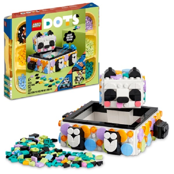 Конструктор LEGO DOTs Ящик с милой пандой, 517 деталей (41959) - фото 2