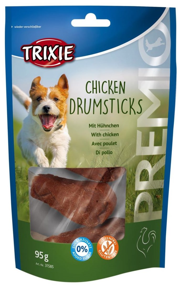 Ласощі для собак Trixie Premio Chicken Drumsticks, з куркою, 5 шт., 95 г - фото 1