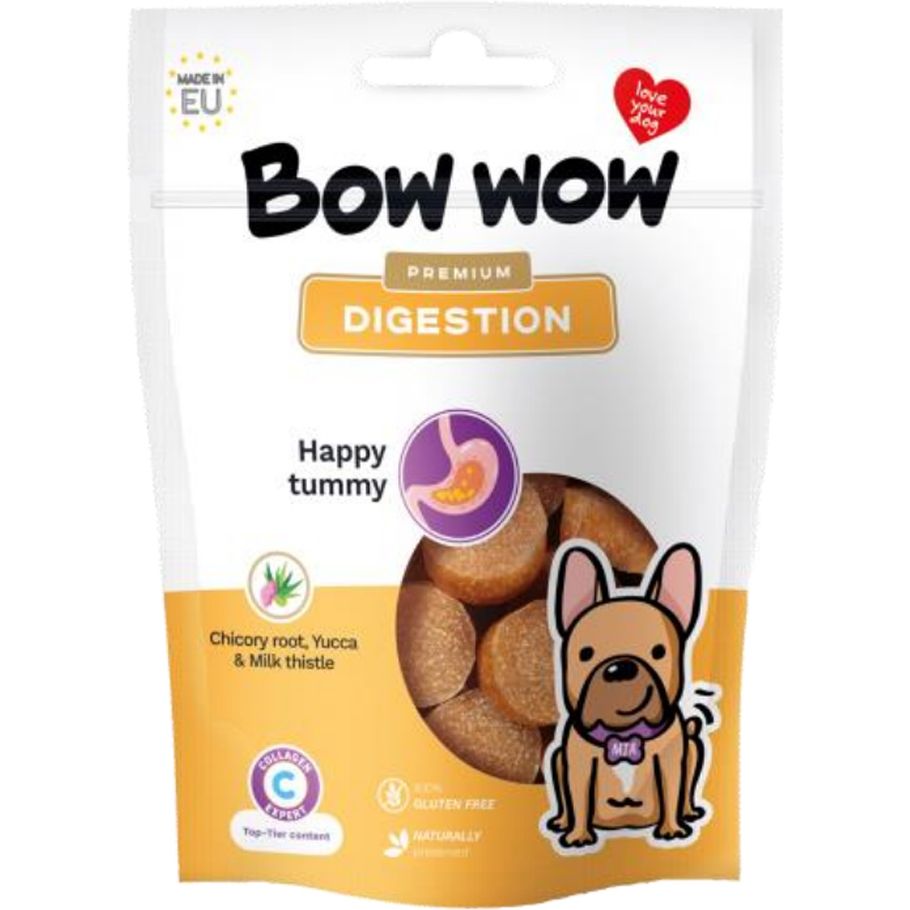 Ласощі для собак Bow wow Digestion для покращення травлення 60 г - фото 1