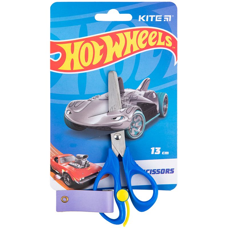 Ножиці дитячі Kite Hot Wheels з пружиною 13 см (HW23-129) - фото 1