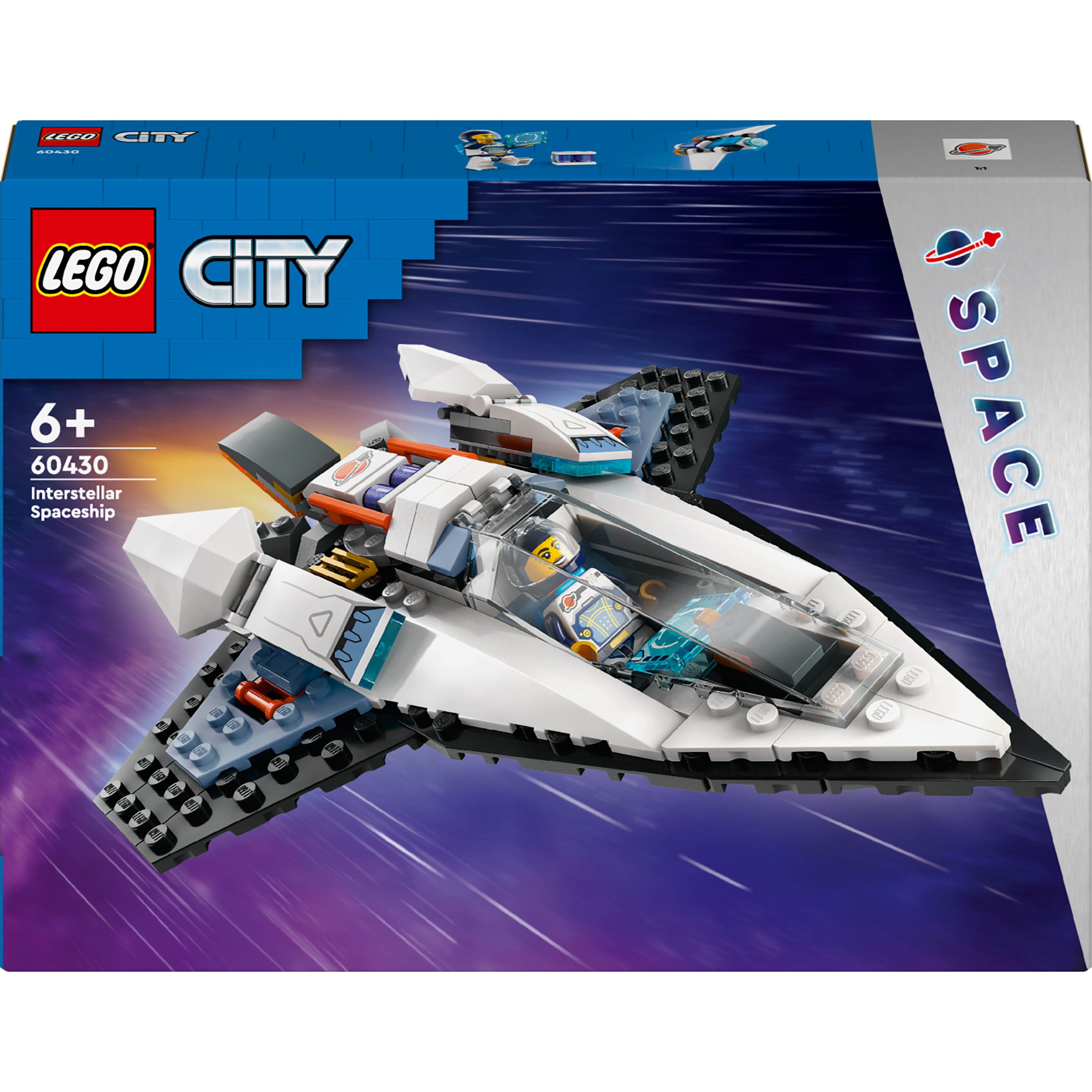 Конструктор LEGO City Межзвездный космический корабль 240 детали (60430) - фото 1