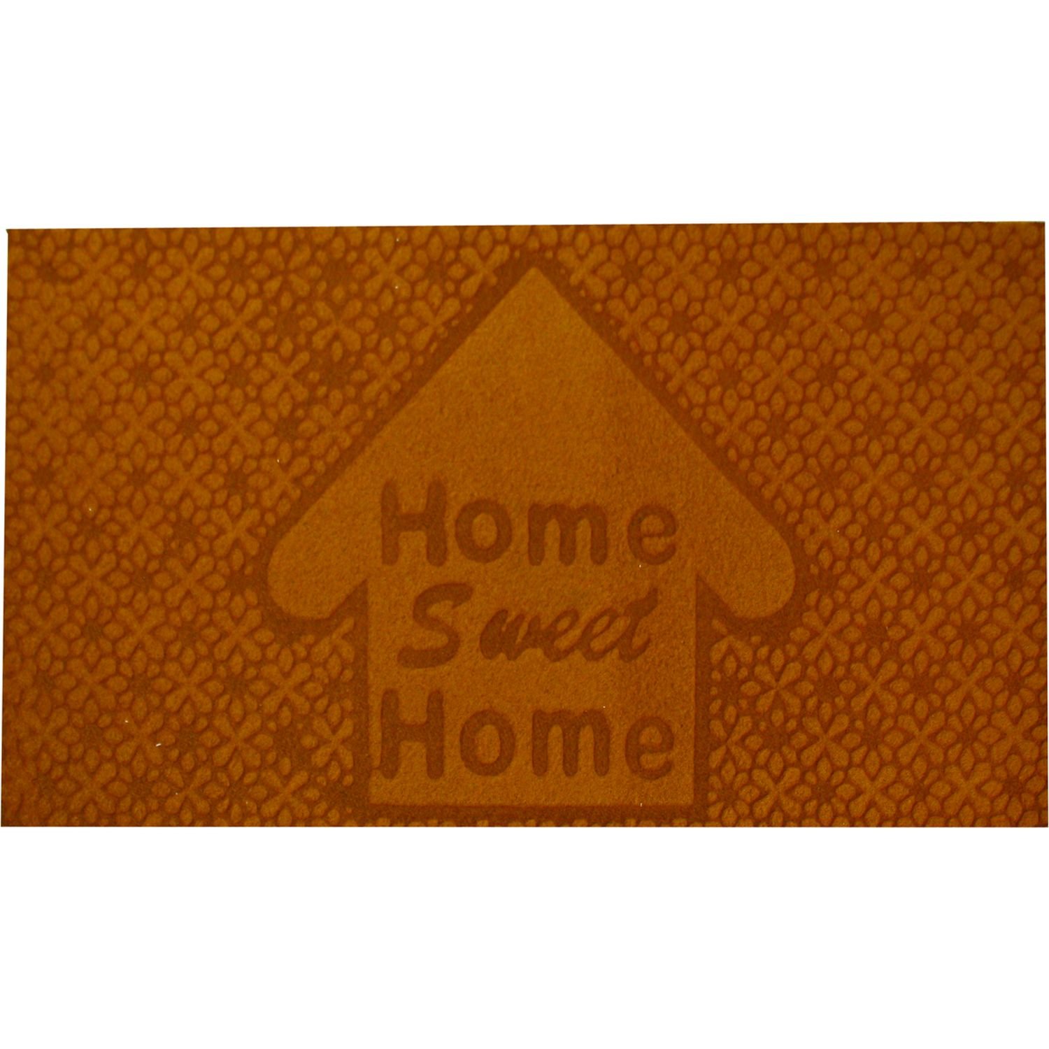 Коврик придверный Izzihome Parga Kahve Home Sweet Ev, 40х75 см, светло-коричневый (103PRKHHE1909) - фото 1