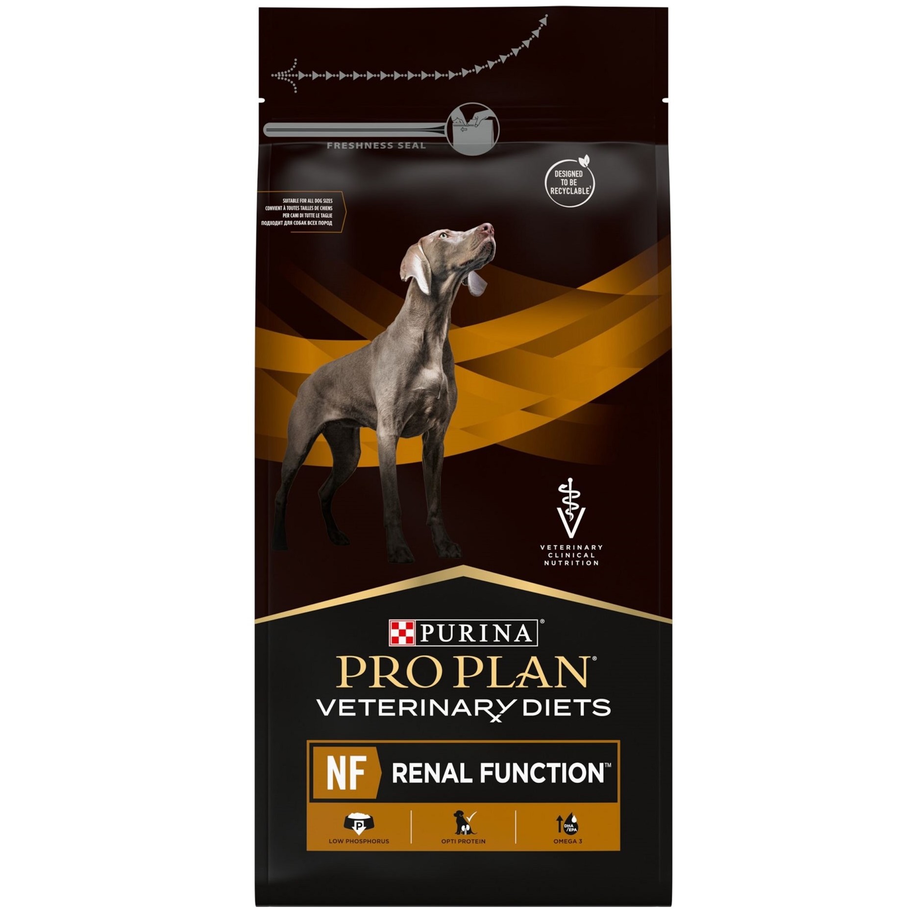 Сухой корм для собак Purina Pro Plan NF Renal Function Veterinary Diets при заболеваниях почек 1.5 кг - фото 1