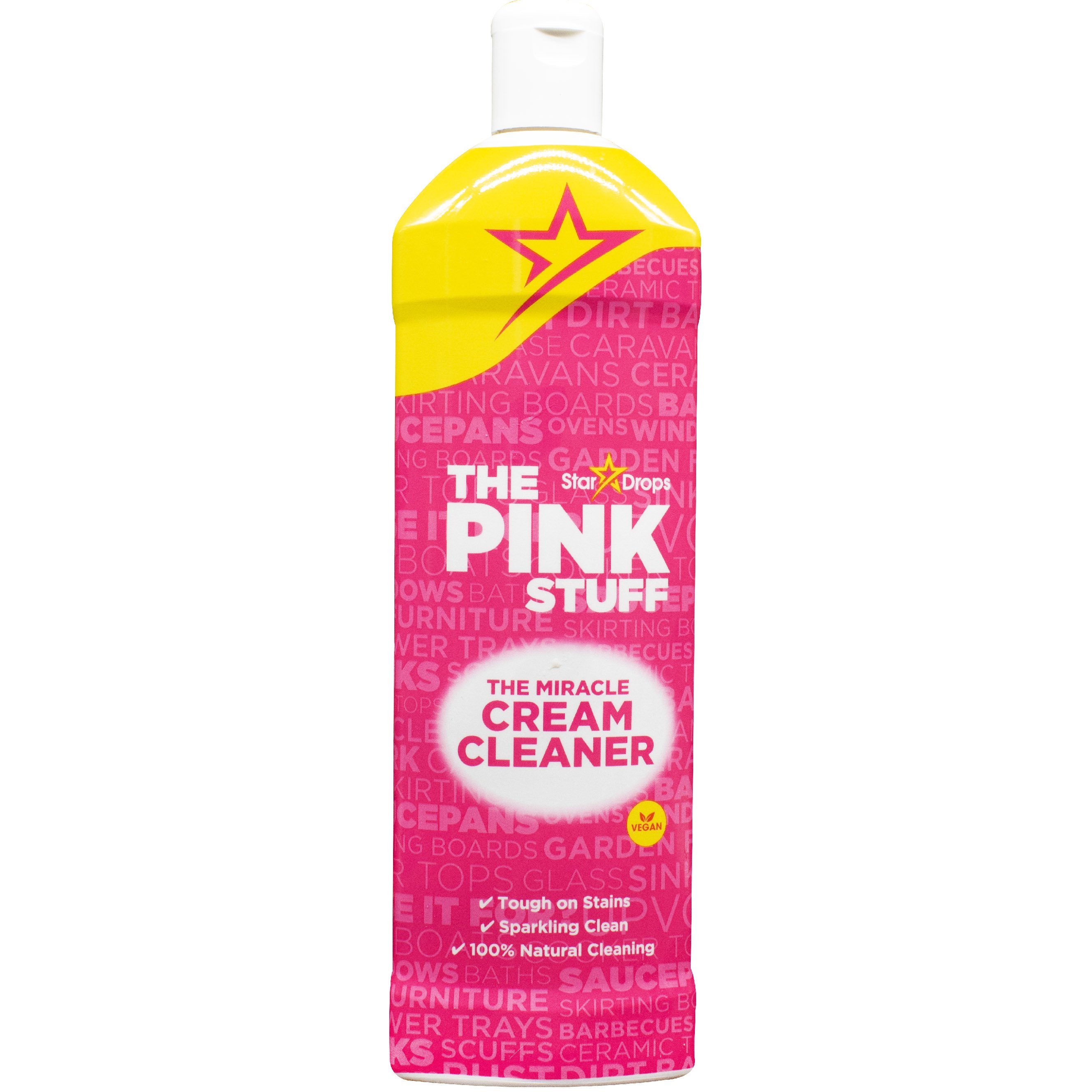 Абразивный крем для чистки твердых поверхностей The Pink Stuff 500 мл - фото 1