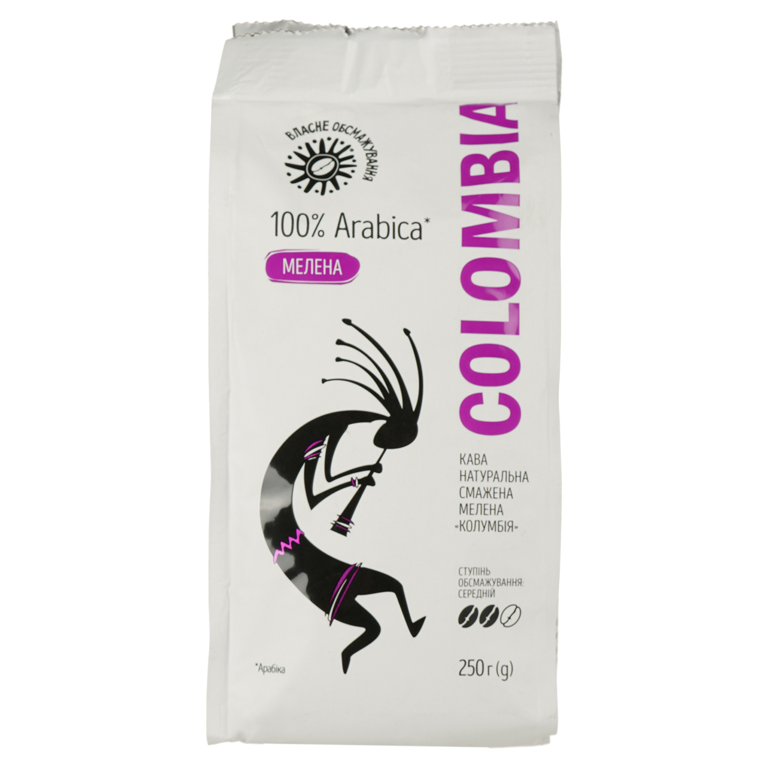 Кава мелена Колумбія смажена, 250 г (767848) - фото 1