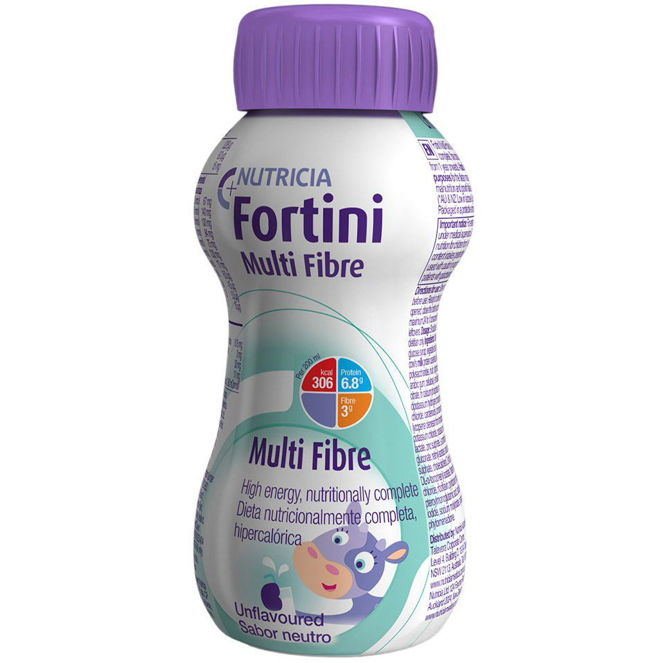 Дитяче ентеральне харчування Nutricia Fortini Multi Fibre з нейтральним смаком 200 мл - фото 1