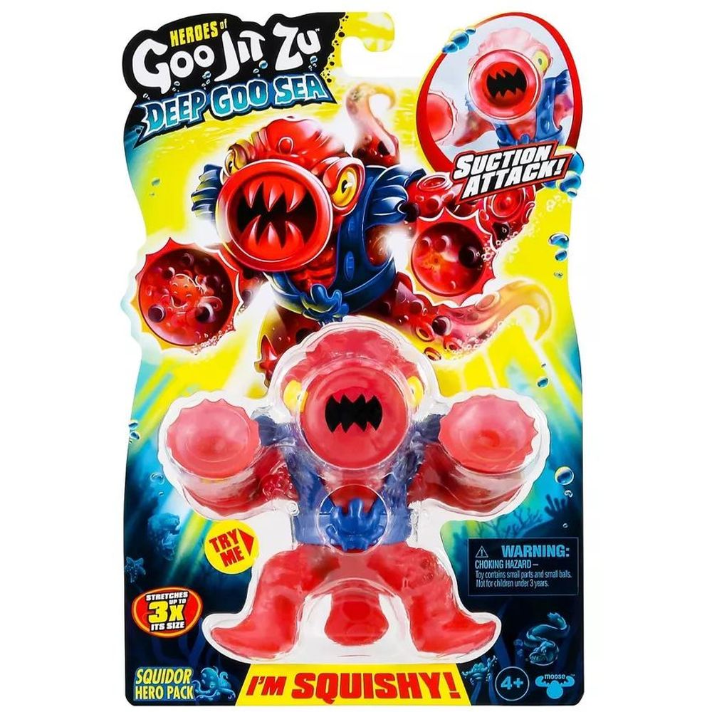 Игрушка-антистресс Goo Jit Zu Deep Goo Sea Сквидор (123123) - фото 6