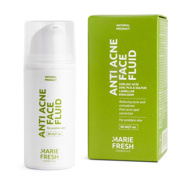 Крем-флюїд для обличчя Marie Fresh Cosmetics Anti Acne для проблемної шкіри 30 мл - фото 2