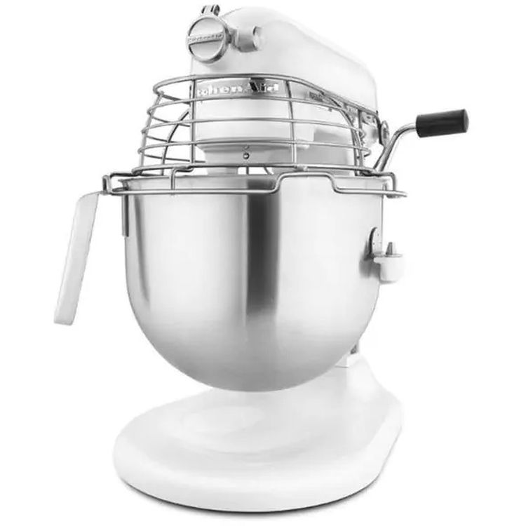 Планетарный миксер KitchenAid Professional 6.9 л белый (5KSM7990XEWH) - фото 2