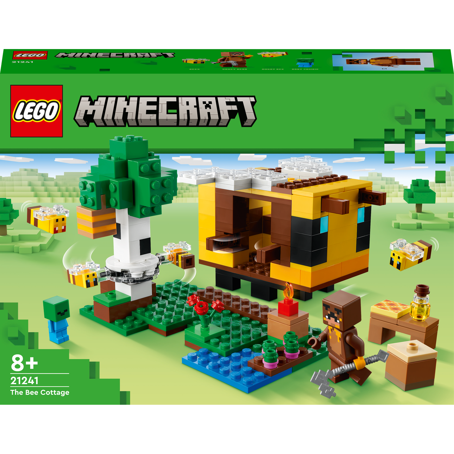 Конструктор LEGO Minecraft Бджолиний будиночок 254 деталей (21241) - фото 1