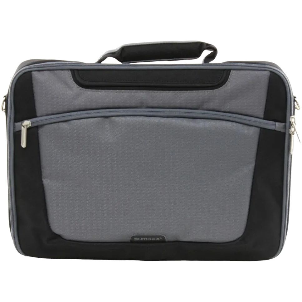 Сумка для ноутбука Sumdex PON301BK 15.6 дюймів Black-Grey - фото 1