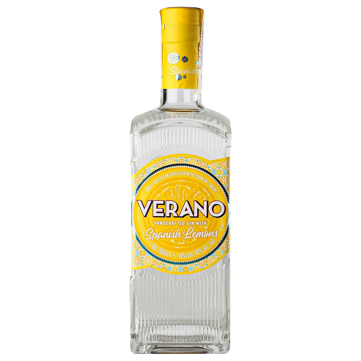 Джин Verano Spanish Lemon, 40 %, 0,7 л (874146) - фото 1