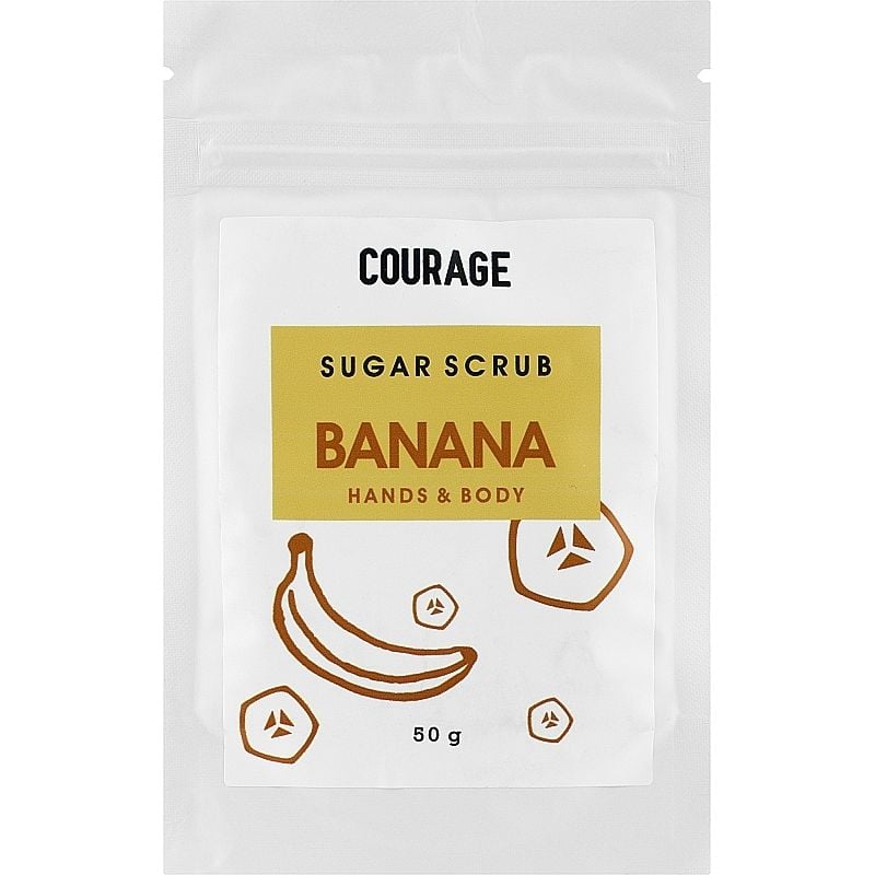 Сахарный скраб для рук и тела Courage Sugar Scrub Mini Banana 50 г - фото 1