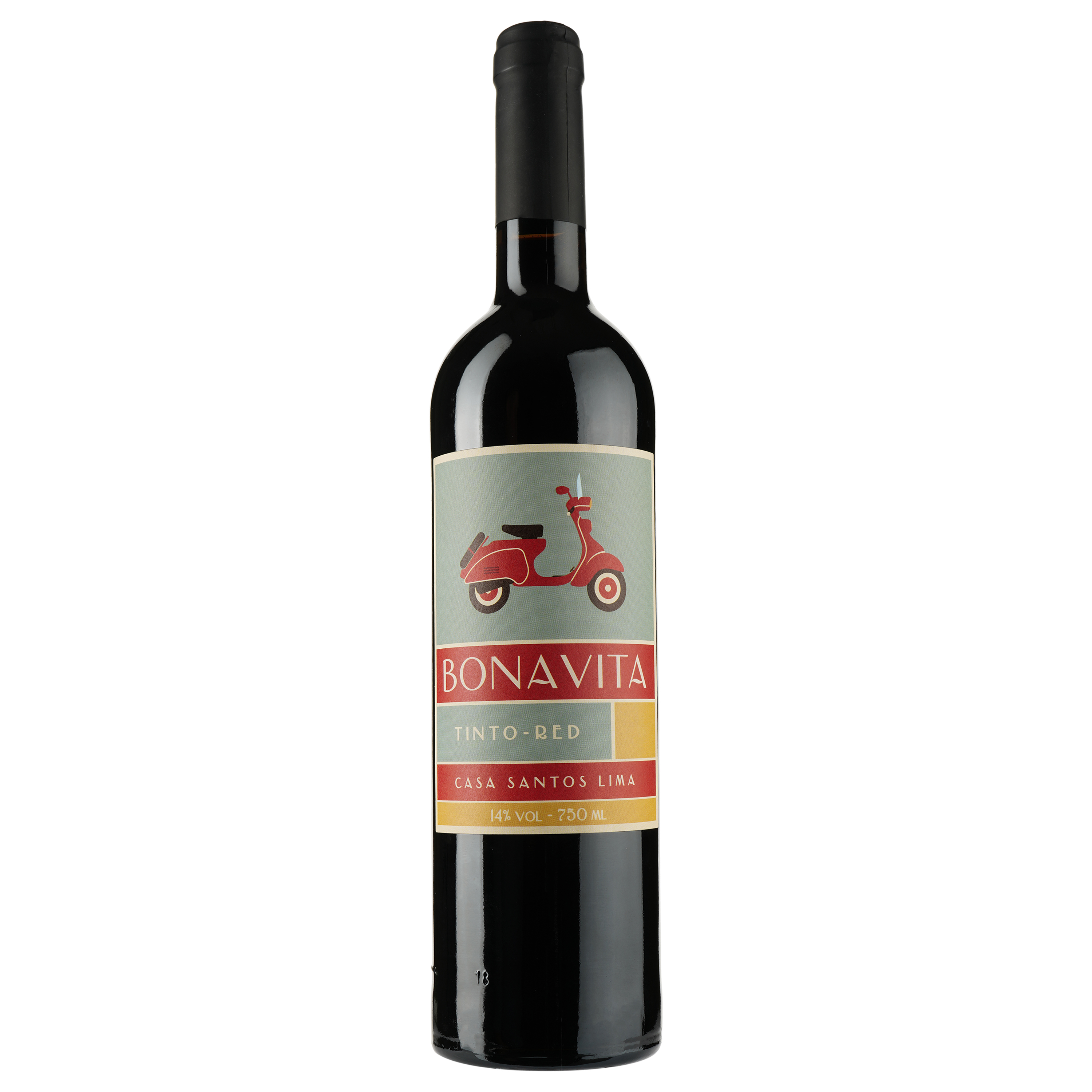 Вино Casa Santos Lima Bonavita, червоне, сухе, 0,75 л - фото 1